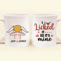 Personalized Anniversary Coffee Mug - Gift Idea For Him/Her - Mother's Day Gift For Wife From Husband - I Licked It So It's Mine