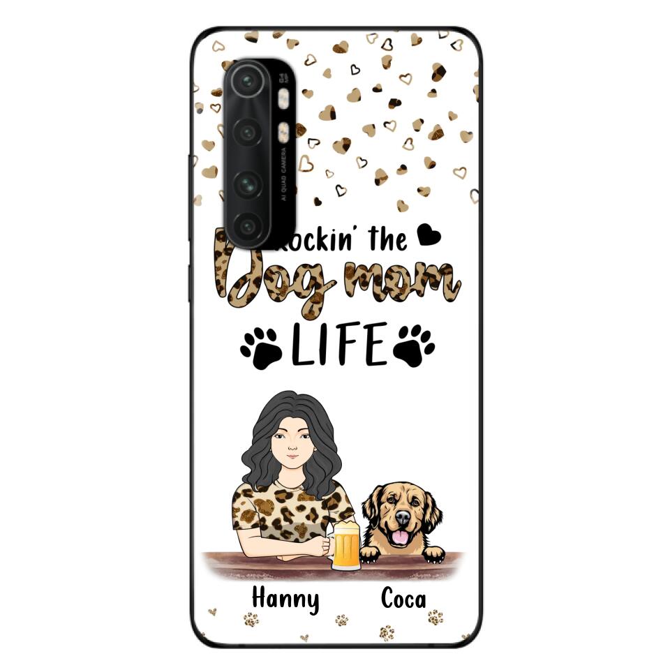 Personalized Dog Mom Phone Case - Up to 4 Dogs - Mother's Day Gift Idea For Dog Lover/Dog Mom - Rockin' The Dog Mom Life - Case For Xiaomi/Oppo And Huawei