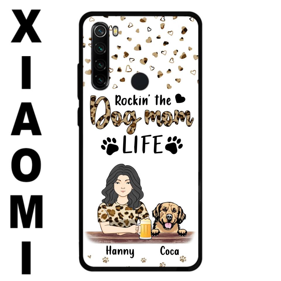 Personalized Dog Mom Phone Case - Up to 4 Dogs - Mother's Day Gift Idea For Dog Lover/Dog Mom - Rockin' The Dog Mom Life - Case For Xiaomi/Oppo And Huawei