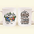 Personalized Dad & Daughter Mug - Gift Idea For Father's Day - Great Dads Go Camping With Daughters