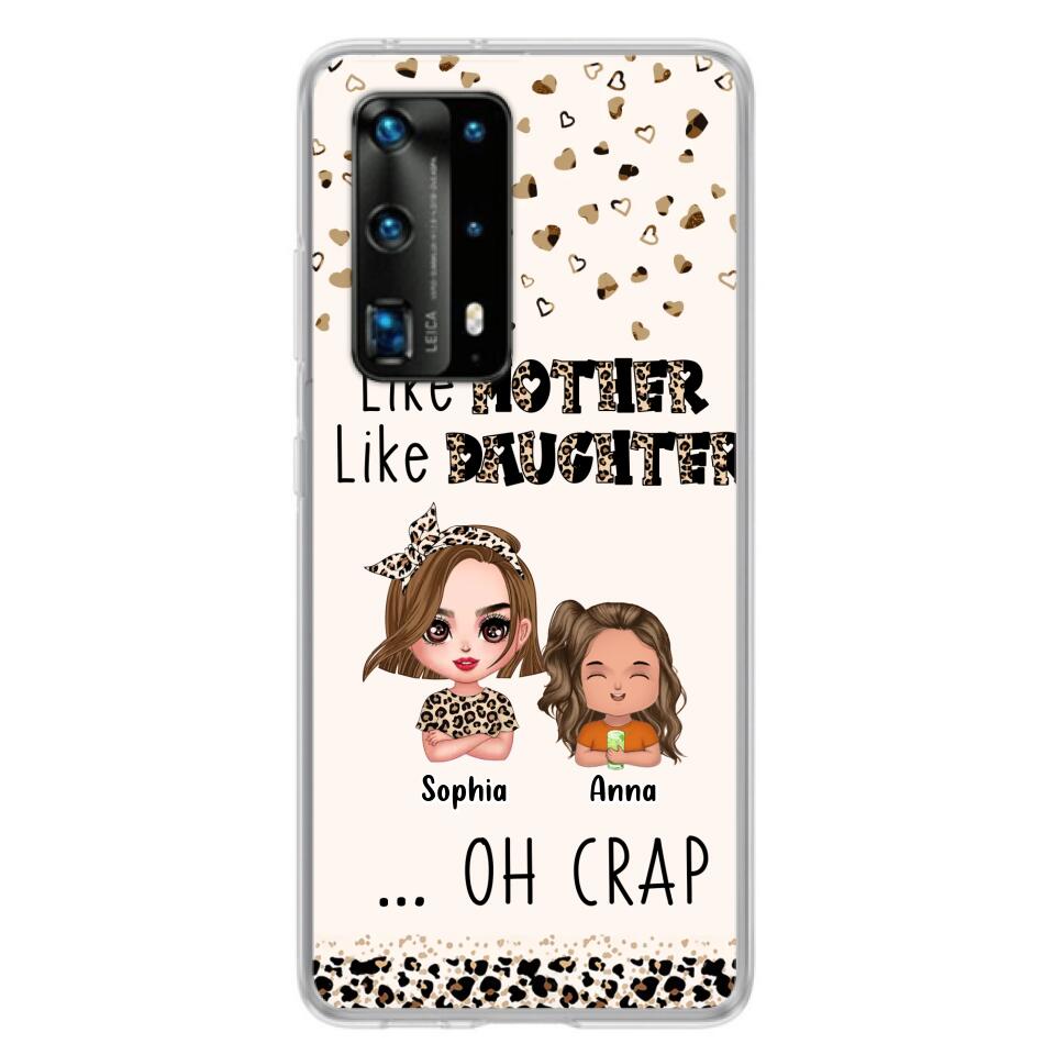 Personalized Mother Phone Case - Mom With Up to 4 Children - Mother's Day Gift To Mom - Like Mother Like Daughter - Case For Xiaomi/Oppo/Huawei