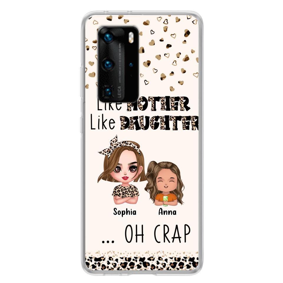 Personalized Mother Phone Case - Mom With Up to 4 Children - Mother's Day Gift To Mom - Like Mother Like Daughter - Case For Xiaomi/Oppo/Huawei