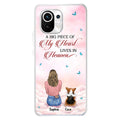 Personalized Memorial Pet Phone Case - Up to 4 Pets - Memorial Gift Idea For Dog/Cat Owner - A Big Piece Of My Heart Lives In Heaven - Case For Xiaomi/Oppo/Huawei