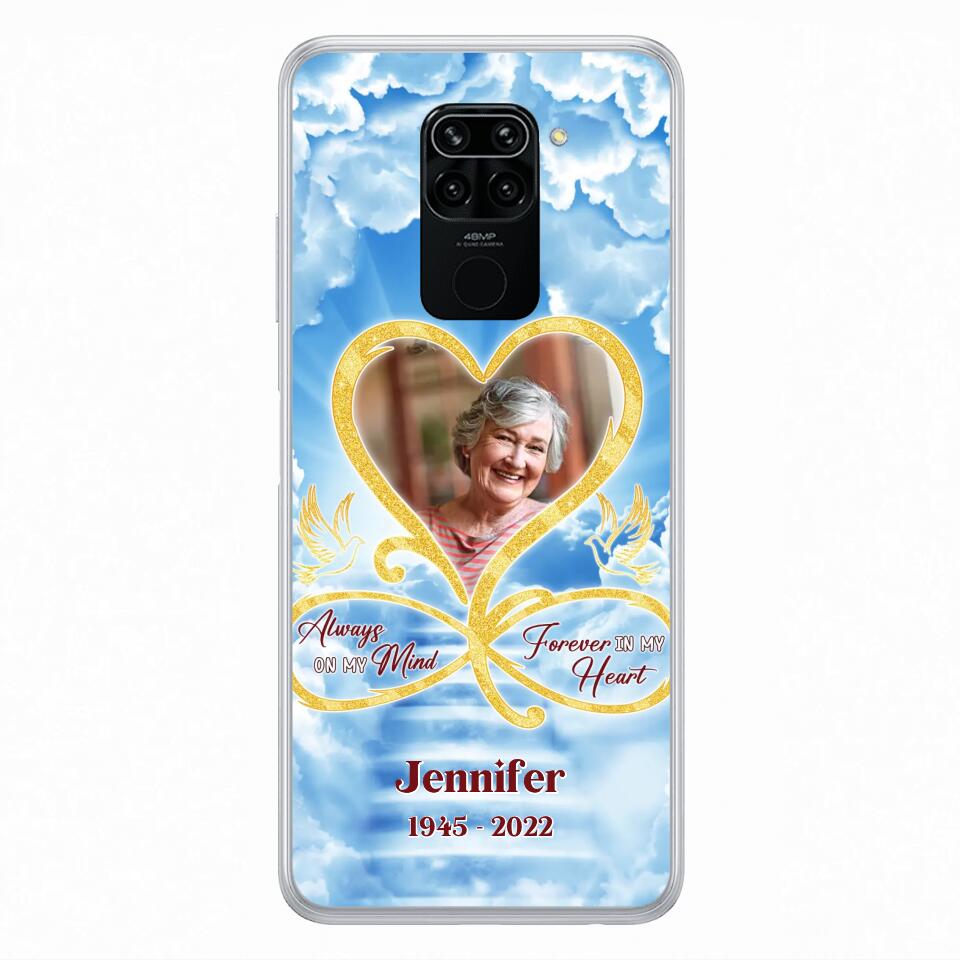 Custom Personalized Memorial Photo Phone Case - Memorial Gift Idea For Mother's Day/Father's Day - Always On My Mind Forever In My Heart - Case for Xiaomi/Huawei/Oppo