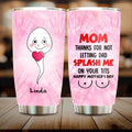 Personalized Sperms Tumbler - Gift Idea From Kids To Mom - Up to 6 Sperms