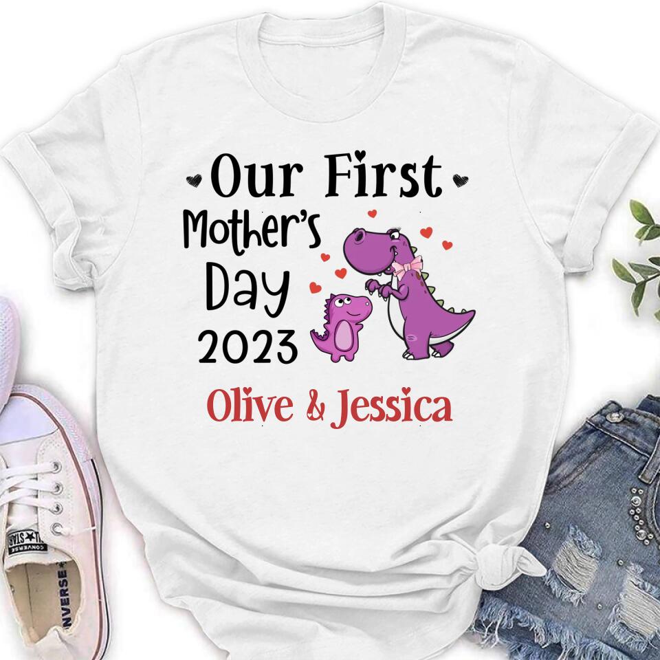 Personalized First's Mother Day Baby Onesie/T-Shirt - Gift Idea for Baby/Mother's Day - Our First Mother's Day 2023