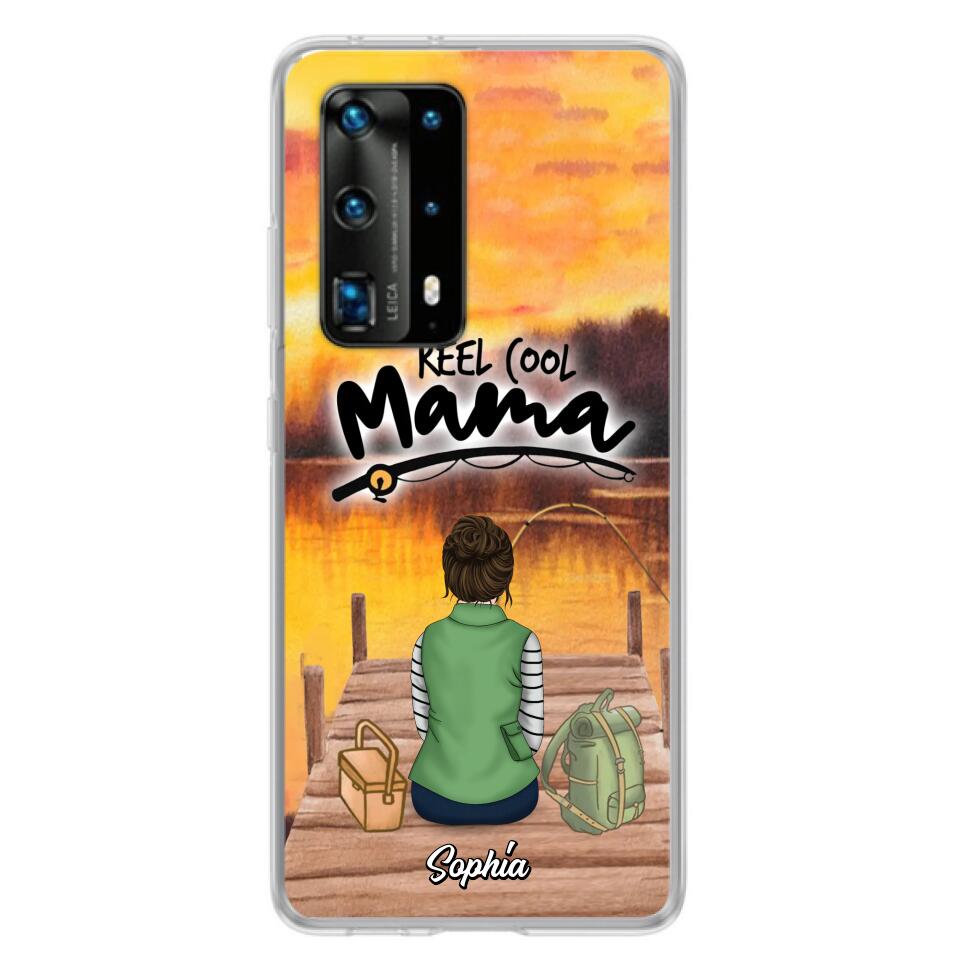 Custom Personalized Fishing Mom Phone Case - Mother's Day Gift Idea For Fishing Lovers - Reel Cool Mama - Case for Xiaomi/Huawei/Oppo