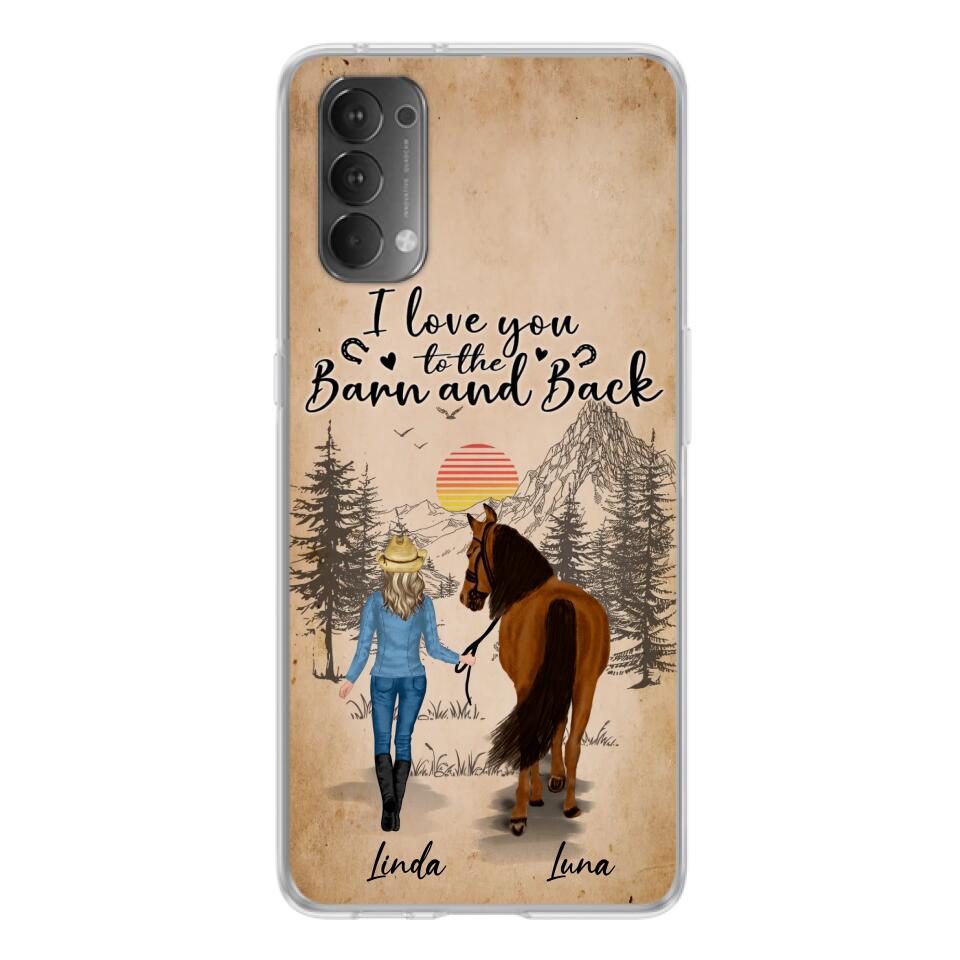 Personalized Horse Girl Phone Case - Gift Idea For Horse Lovers/Girl - Up to 6 Horses - Just A Girl Who Loves Horses - Case For Oppo/Xiaomi/Huawei