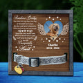 Custom Dog Photo Loss Frame - Memorial Gift Idea For Dog Lover - You Left Pawprints On My Heart