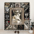 Custom Skull Quilt/Fleece Blanket - Best Gift Idea For Couple - I'm All Your Forever And For Always