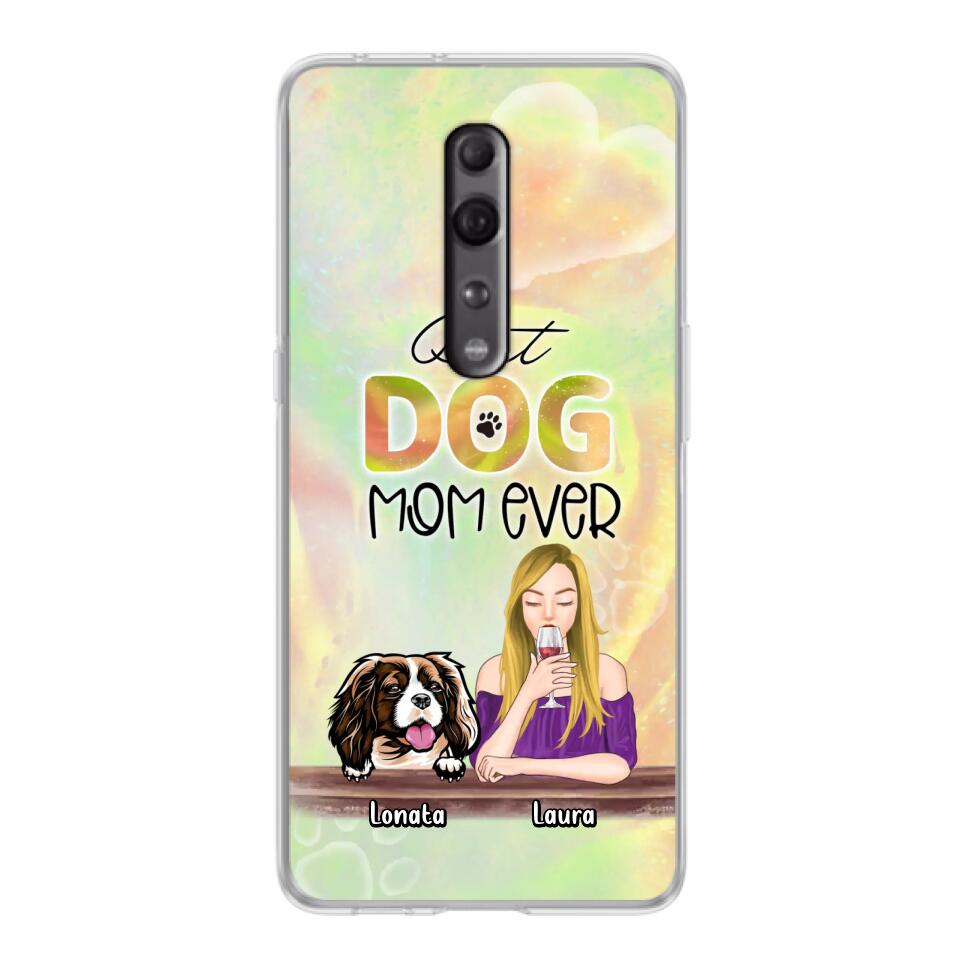 Personalized Pet Mom Phone Case - Gift Idea For Dog/Cat Lovers/Pet Mom - Up to 4 Dogs/Cats - Best Dog Mom Ever - Case For Oppo/Xiaomi/Huawei