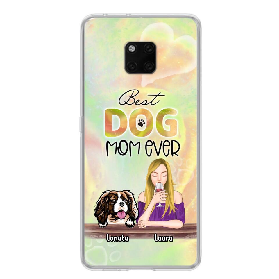 Personalized Pet Mom Phone Case - Gift Idea For Dog/Cat Lovers/Pet Mom - Up to 4 Dogs/Cats - Best Dog Mom Ever - Case For Oppo/Xiaomi/Huawei