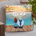 Personalized Memorial Pillow Cover - Up to 5 People - Gift Idea For Father's Day/Family - I Still Miss Your Voice