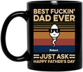 Custom Personalized Best Father Ever Coffee Mug - Father's Day Gift Idea