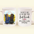 Personalized Friend Coffee Mug - 2 Besties - We Are More Than Best Friend