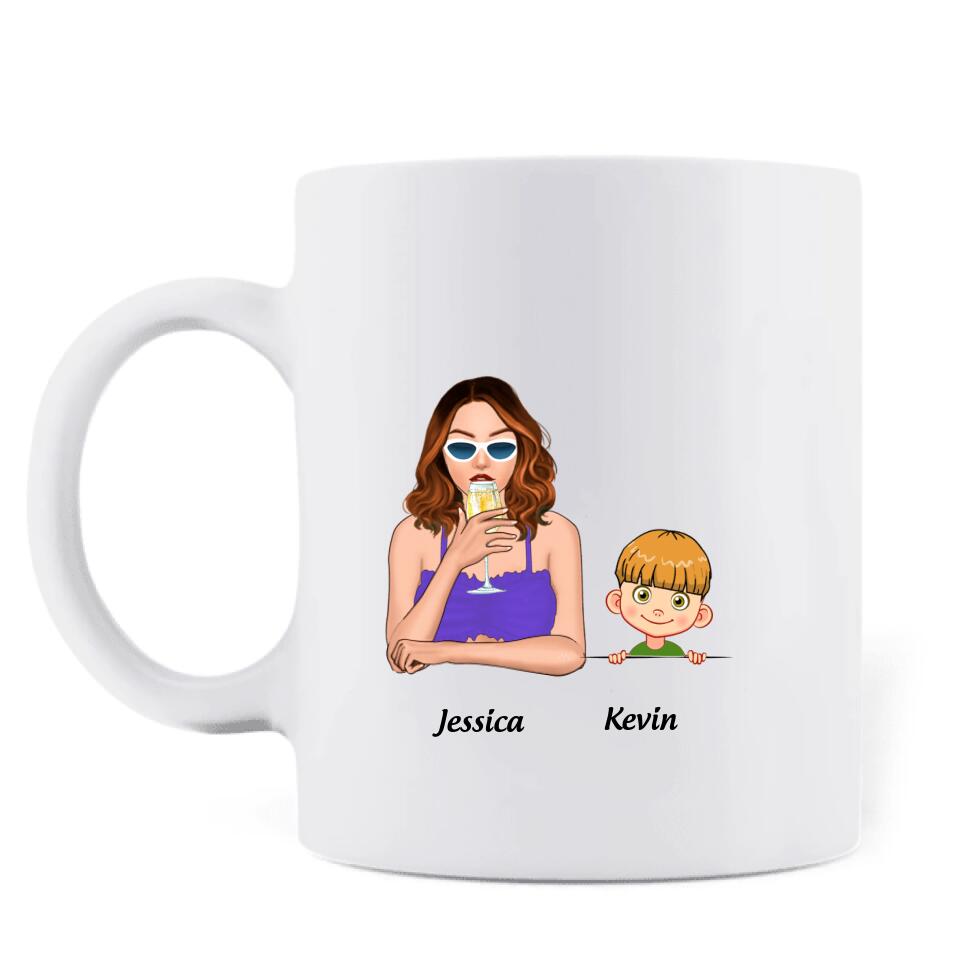 Personalized Aunt Coffee Mug - Aunt With Up to Two Kids - Best Aunties Ever - 7ICUJZ