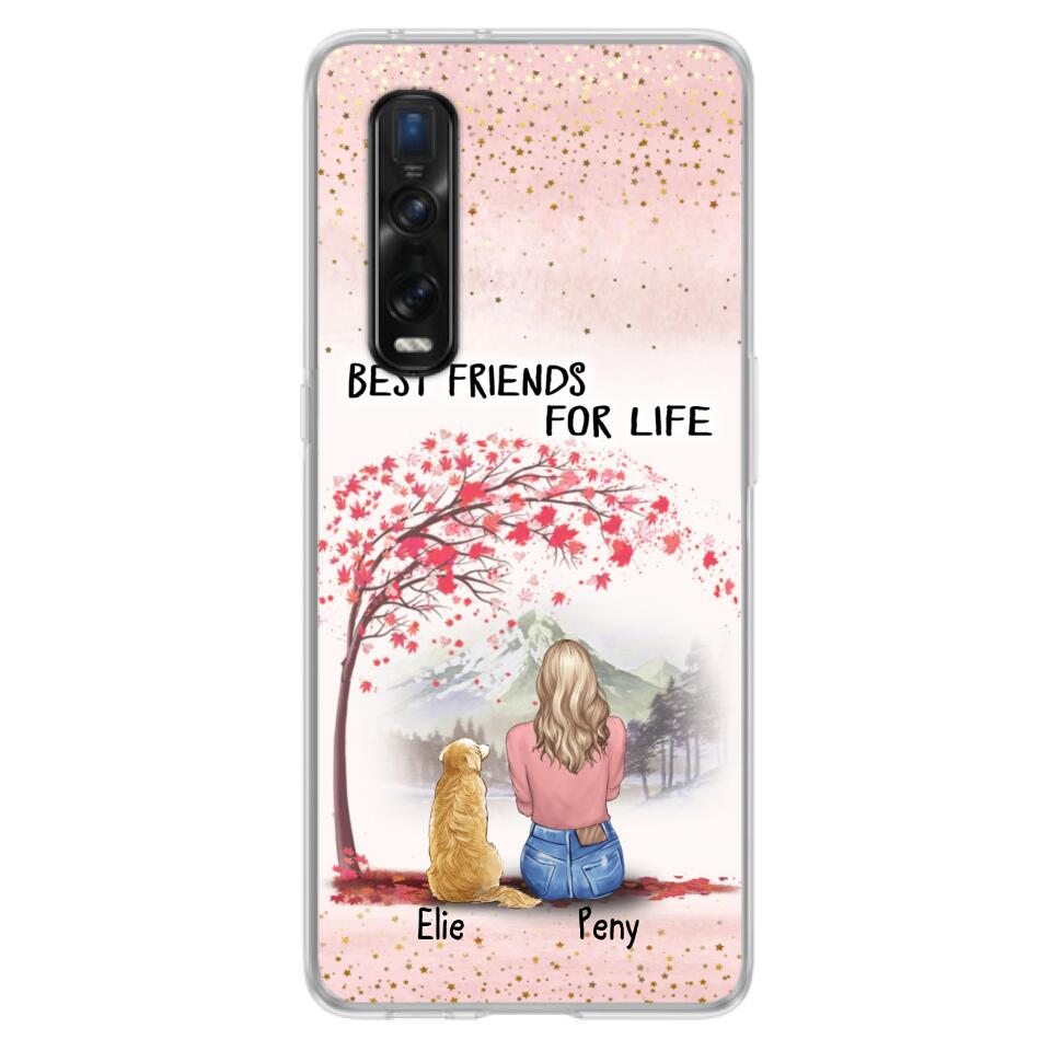 Personalized Pet Mom Phone Case - Mom With Up to 5 Pets - Best Friends For Life - Phone Case For Xiaomi, Oppo And Huawei