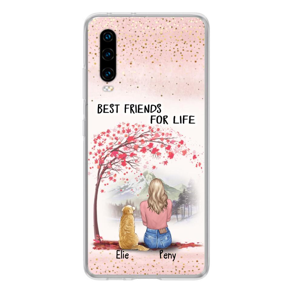 Personalized Pet Mom Phone Case - Mom With Up to 5 Pets - Best Friends For Life - Phone Case For Xiaomi, Oppo And Huawei