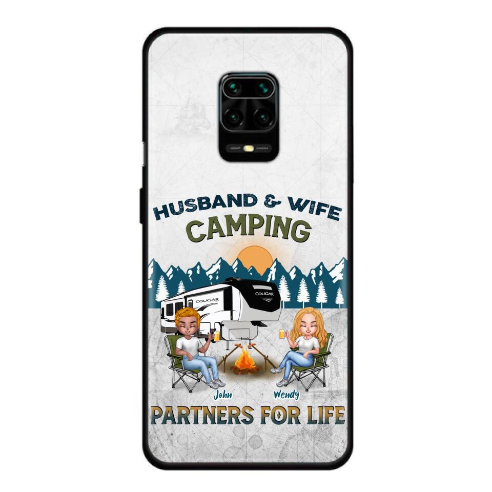 Personalized Camping Friends/Couple Phone Case For Xiaomi/Oppo/Huawei - Up to 7 People - Gift Idea For Friends/Camping Lover - Husband & Wife Camping Partners For Life