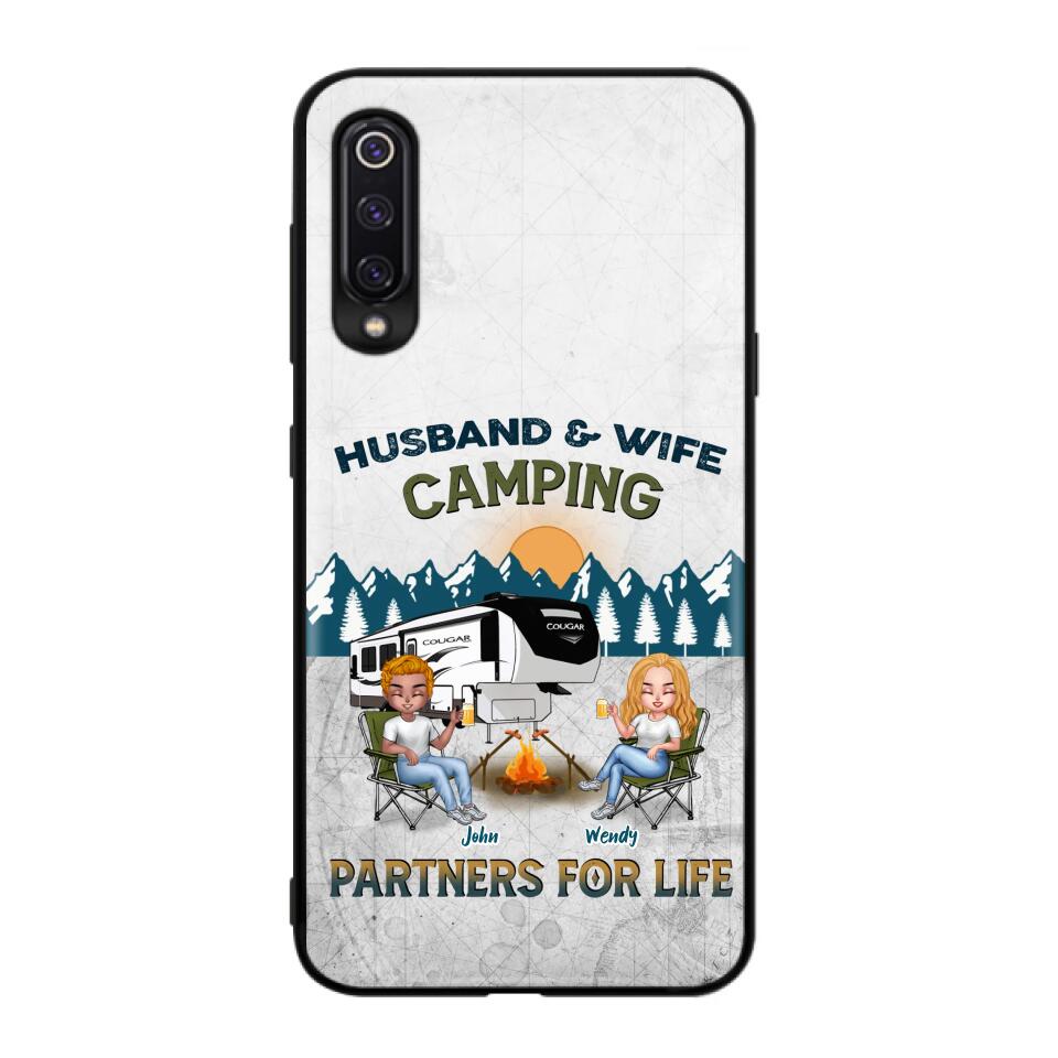 Personalized Camping Friends/Couple Phone Case For Xiaomi/Oppo/Huawei - Up to 7 People - Gift Idea For Friends/Camping Lover - Husband & Wife Camping Partners For Life