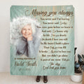 Personalized Remembrance Quilt/Fleece Blanket - Memorial Gifts For Loss Of Family Member - Missing You Always - GTWDM6