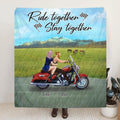 Personalized Riding Motorcycle Blanket - Best Gift For Bikers - Ride Together Stay Together - A46Z1F