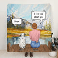 Personalized Dog Mom Quilt/Fleece Blanket - Up to 4 Pets - Gift Idea For Pet Lover - FXVV9O