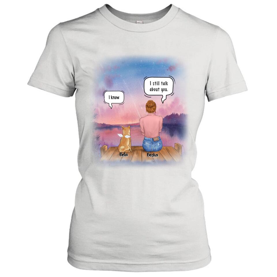 Personalized Dog Mom T-Shirt - Up to 4 Pets - Gift Idea For Pet Lover - FXVV9O