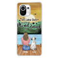 Personalized Dog Mom Phone Case - Mother's Day Gift For Dog Lover With Up to 5 Dogs - Ich Liebe Dich Bis Zum Mond Und Zurück - Case For Xiaomi/Oppo/Huawei