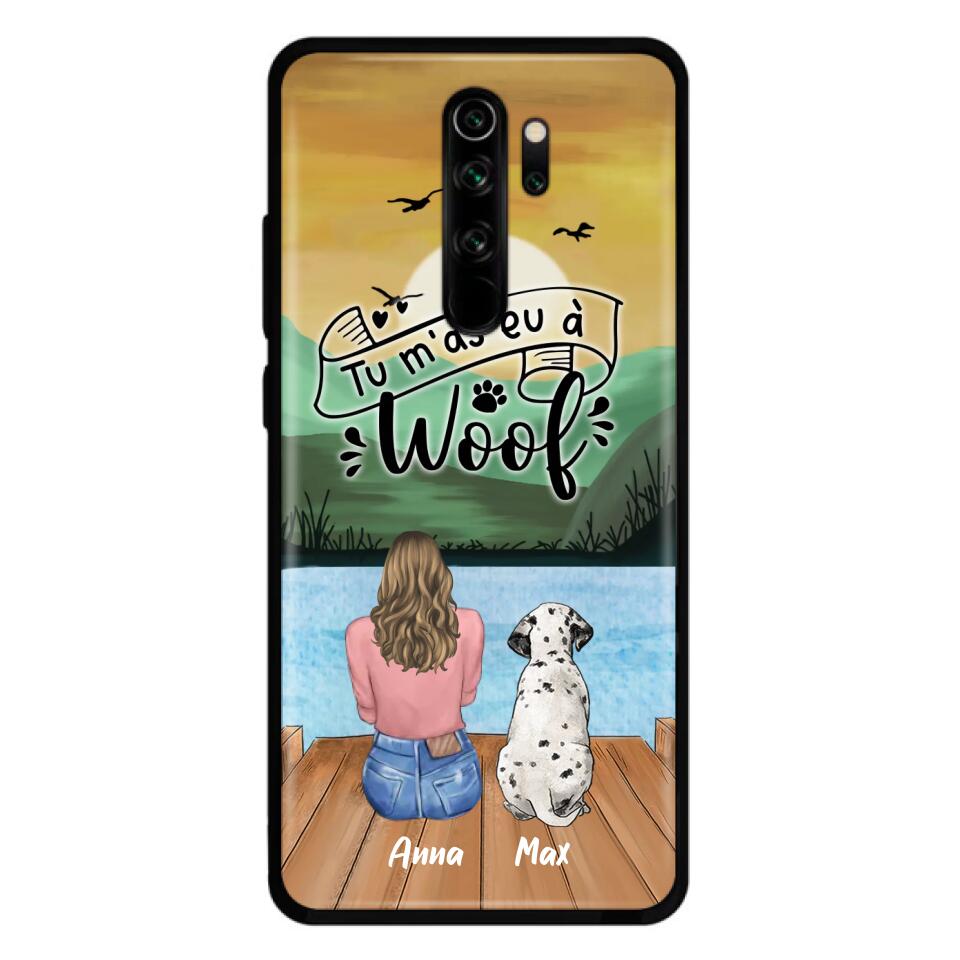 Personalized Dog Mom Phone Case - Gifts For Dog Lover/Mother's Day With Up to 5 Dogs - Tu M'á Eu À Woof - Case For Xiaomi/Oppo/Huawei