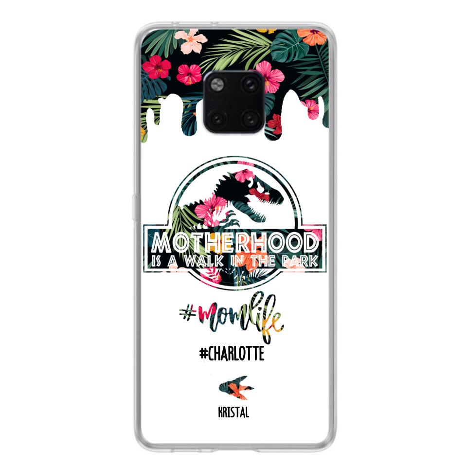 Personalized Mama Dinosaur Phone Case - Best Gift For Mothers - Phone Case For Xiaomi, Oppo And Huawei - 2QCGS1
