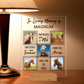 Personalized Memorial Acrylic Plaque - Upload Horse Photo - Memorial Gift Idea - We Miss Your Memory