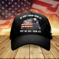 Custom Personalized Memorial Cap - Memorial Day Gift Idea - We Don't Know Them All But We Owe Them All