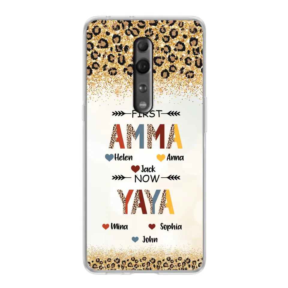 Personalized Grandma Phone Case - Up to 4 Kids And 8 Grandkids - Mother's Day Gift Idea for Grandma - First Mom Now Nana Kid And Grandkids - Cases For Xiaomi/Oppo/Huawei