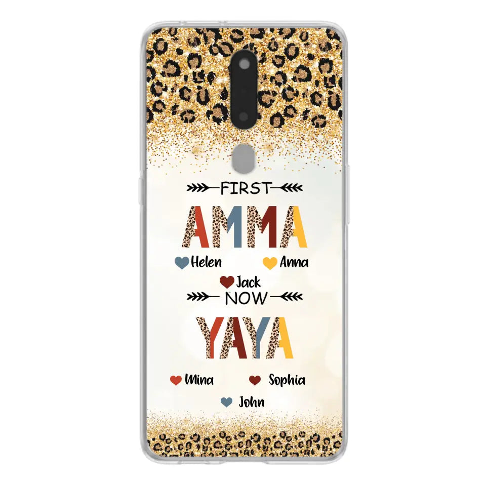 Personalized Grandma Phone Case - Up to 4 Kids And 8 Grandkids - Mother's Day Gift Idea for Grandma - First Mom Now Nana Kid And Grandkids - Cases For Xiaomi/Oppo/Huawei