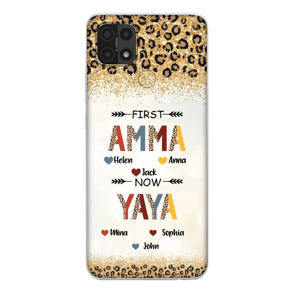 Personalized Grandma Phone Case - Up to 4 Kids And 8 Grandkids - Mother's Day Gift Idea for Grandma - First Mom Now Nana Kid And Grandkids - Cases For Xiaomi/Oppo/Huawei