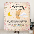 Personalized To My Mommy Fleece Throw Blanket/Quilt - Gift Idea For Mother's Day - You're My Hero