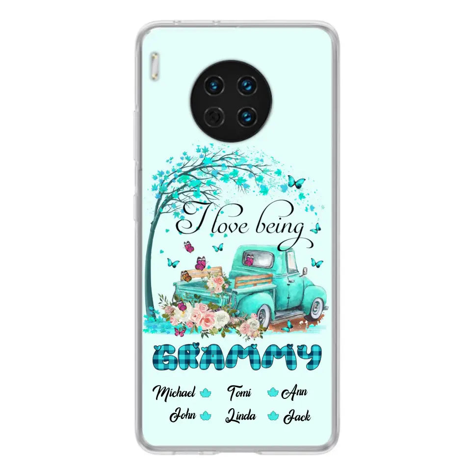 Personalized Grandma Phone Case - I Love Being Grandma - R5OIKQ -TQ - Case For iPhone And Samsung