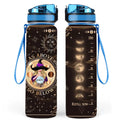 Personalized Witch Water Tracker Bottle - Gift Idea For Witch/Friend/Bestie/Sister - Sky Above, Earth Below Peace Within