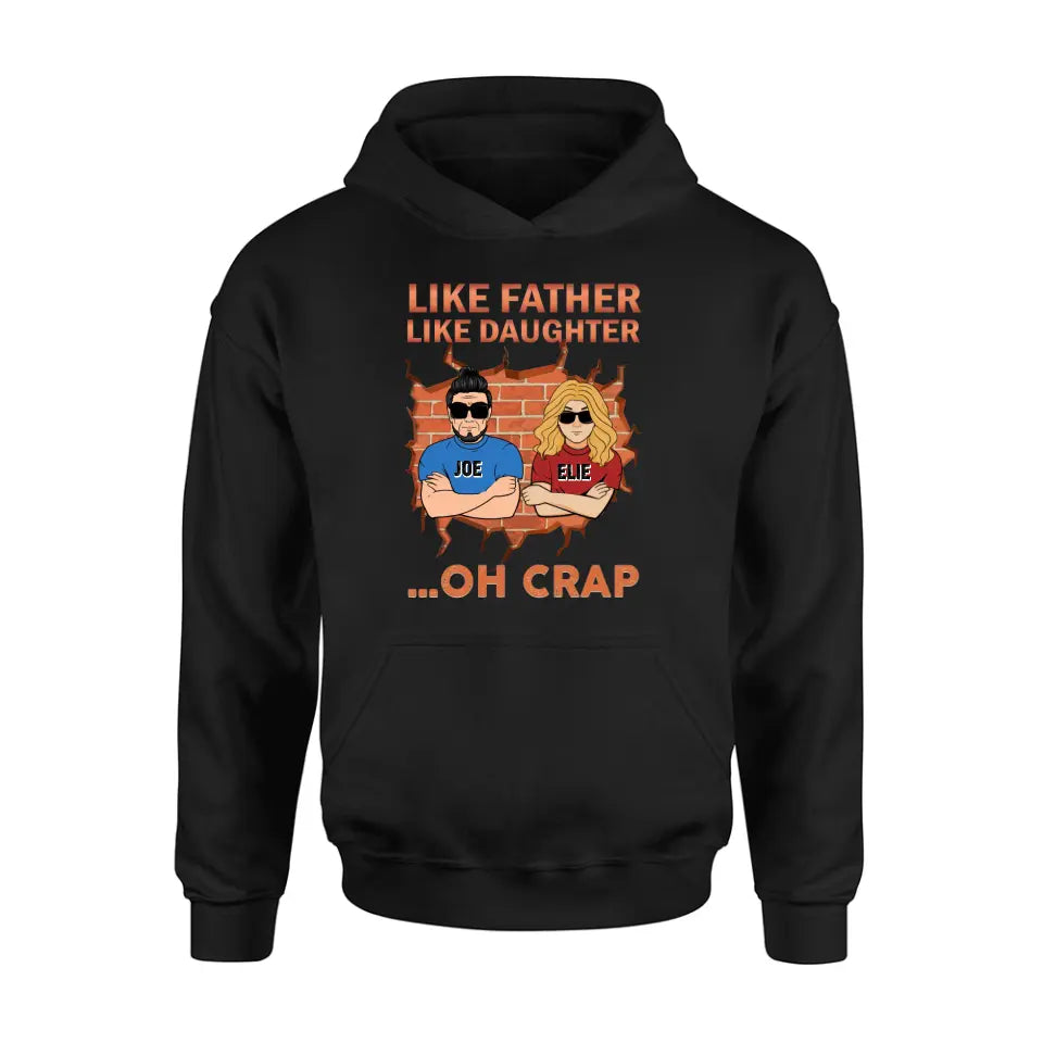 Personalized Dad/Mom And Daughter/Son T-Shirt - Gift Idea For Father's Day/Mother's Day