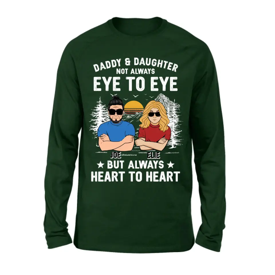 Personalized Dad/Mom And Daughter/Son T-Shirt - Gift Idea For Father's Day/Mother's Day