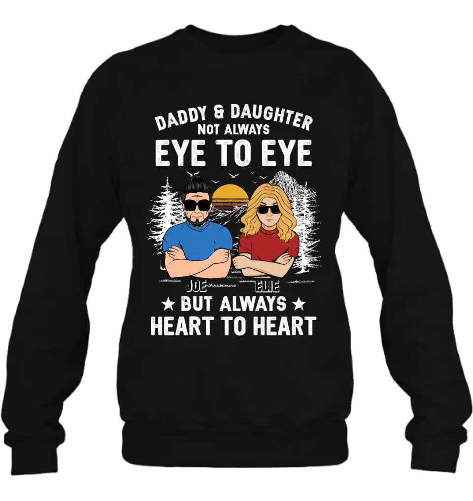Personalized Dad/Mom And Daughter/Son T-Shirt - Gift Idea For Father's Day/Mother's Day