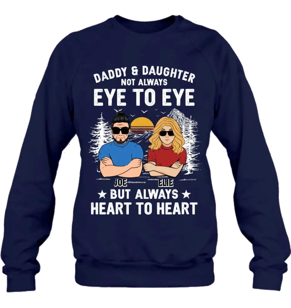 Personalized Dad/Mom And Daughter/Son T-Shirt - Gift Idea For Father's Day/Mother's Day