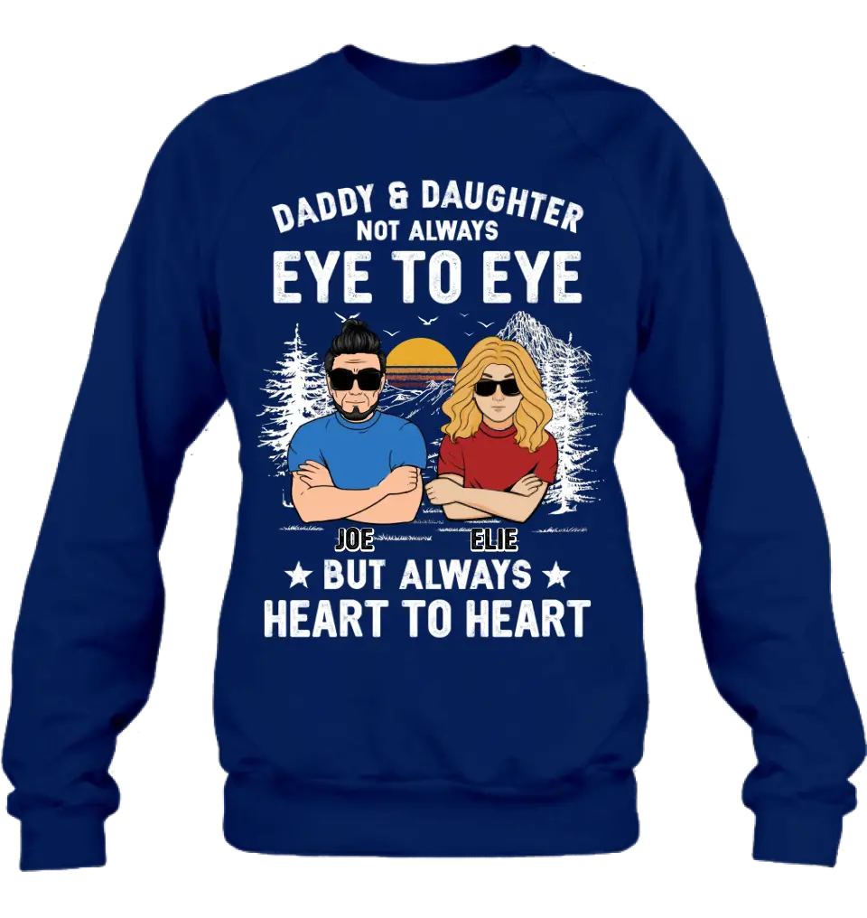 Personalized Dad/Mom And Daughter/Son T-Shirt - Gift Idea For Father's Day/Mother's Day