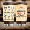 Personalized Sperms Tumbler - Gift Idea For Father's Day - Up to 6 Sperms - We're Still Glad We Shot Out Of Yours