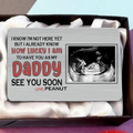 Personalized Daddy Aluminum Wallet Card - Upload Photo - Gift Idea For Father's Day - I Know I'm Not Here Yet