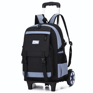 Gray Blue Large 2 Wheels