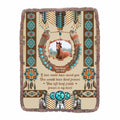 Personalized Horse Photo Fringe Blanket - Gift Idea For Horse Owner - If Love Could Have Saved, You Would Have Lived Forever