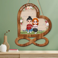 Personalized Couple Wooden Sign - Christmas/Birthday/Anniversary Gift Idea For Couple - Home Sweet Home