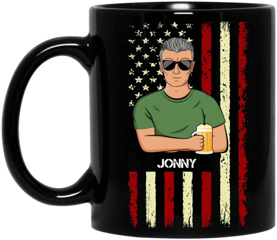 Personalized Uncle Coffee Mug - Father's Day/Birthday Gift Idea for Uncle - Druncle Like A Normal Uncle Only Drunker